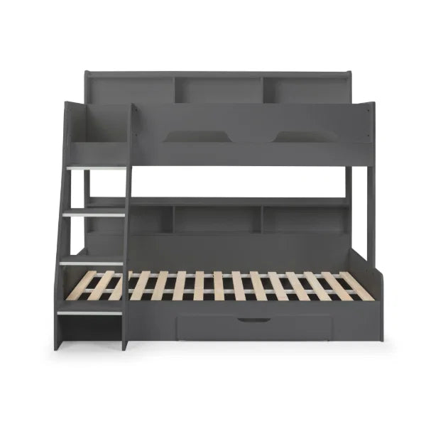 Orion Triple Sleeper – Anthracite – Space-Saving Bed with Storage