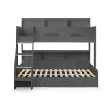 Orion Triple Sleeper – Anthracite – Space-Saving Bed with Storage | Julian Bowen