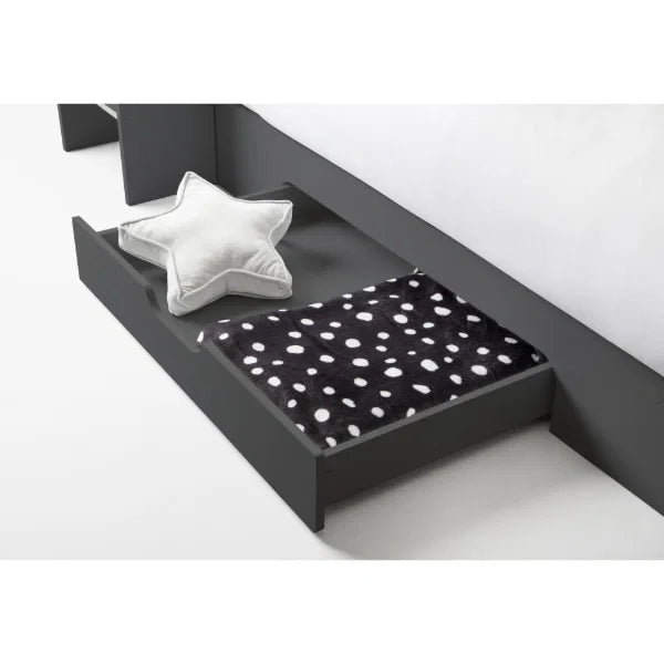 Orion Triple Sleeper – Anthracite – Space-Saving Bed with Storage