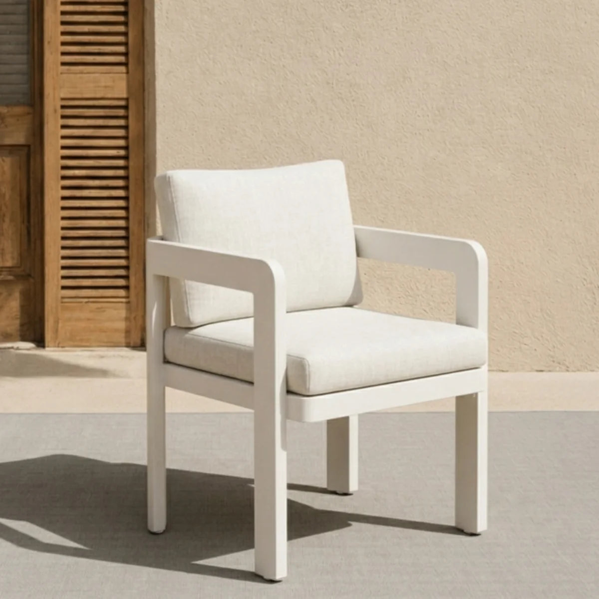 Furnish365 Sofia 6 seater outdoor dining set in a modern garden setting