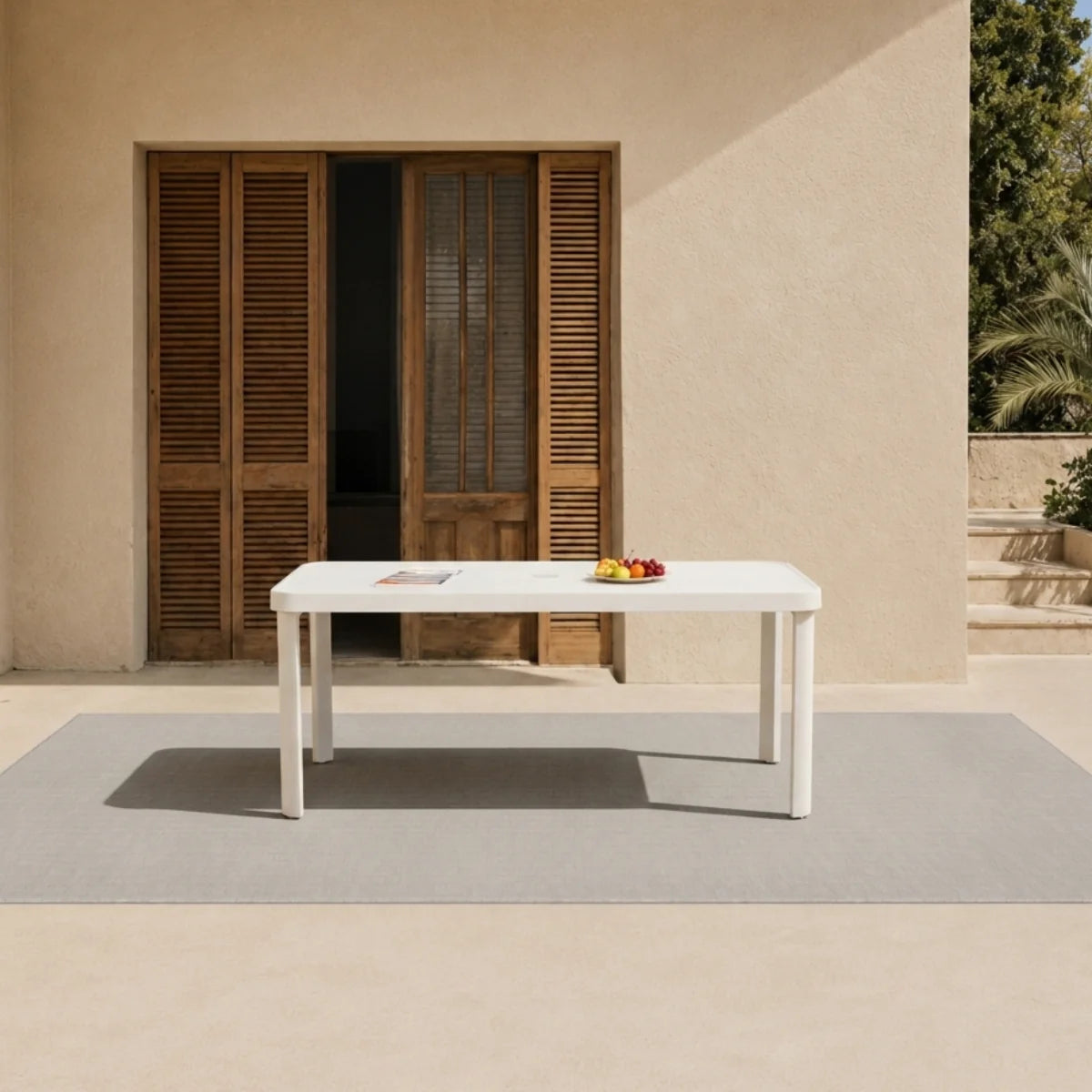 Furnish365 Sofia 6 seater outdoor dining set in a modern garden setting