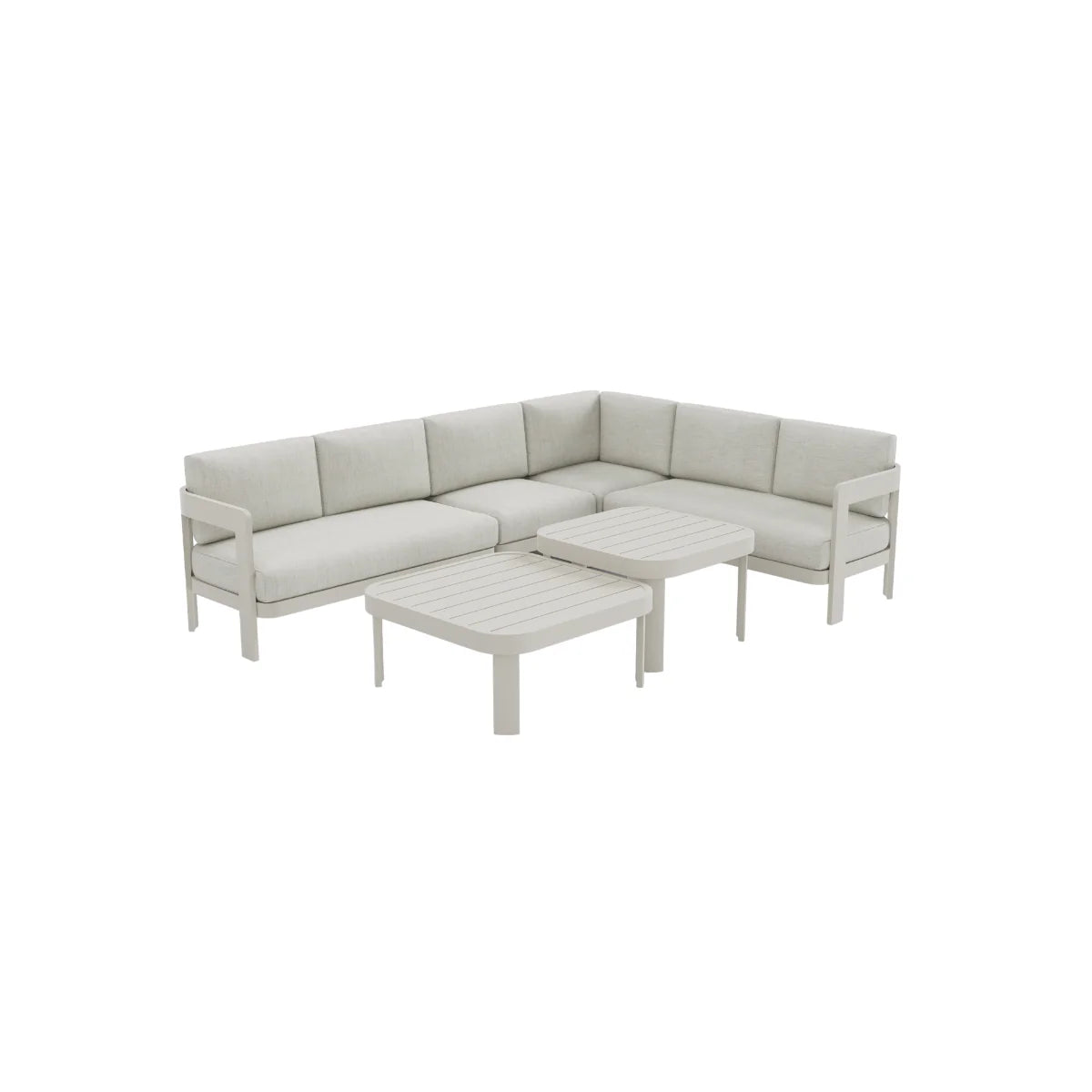 Furnish365 Sofia 8 seater outdoor modular corner sofa set in a modern garden setting