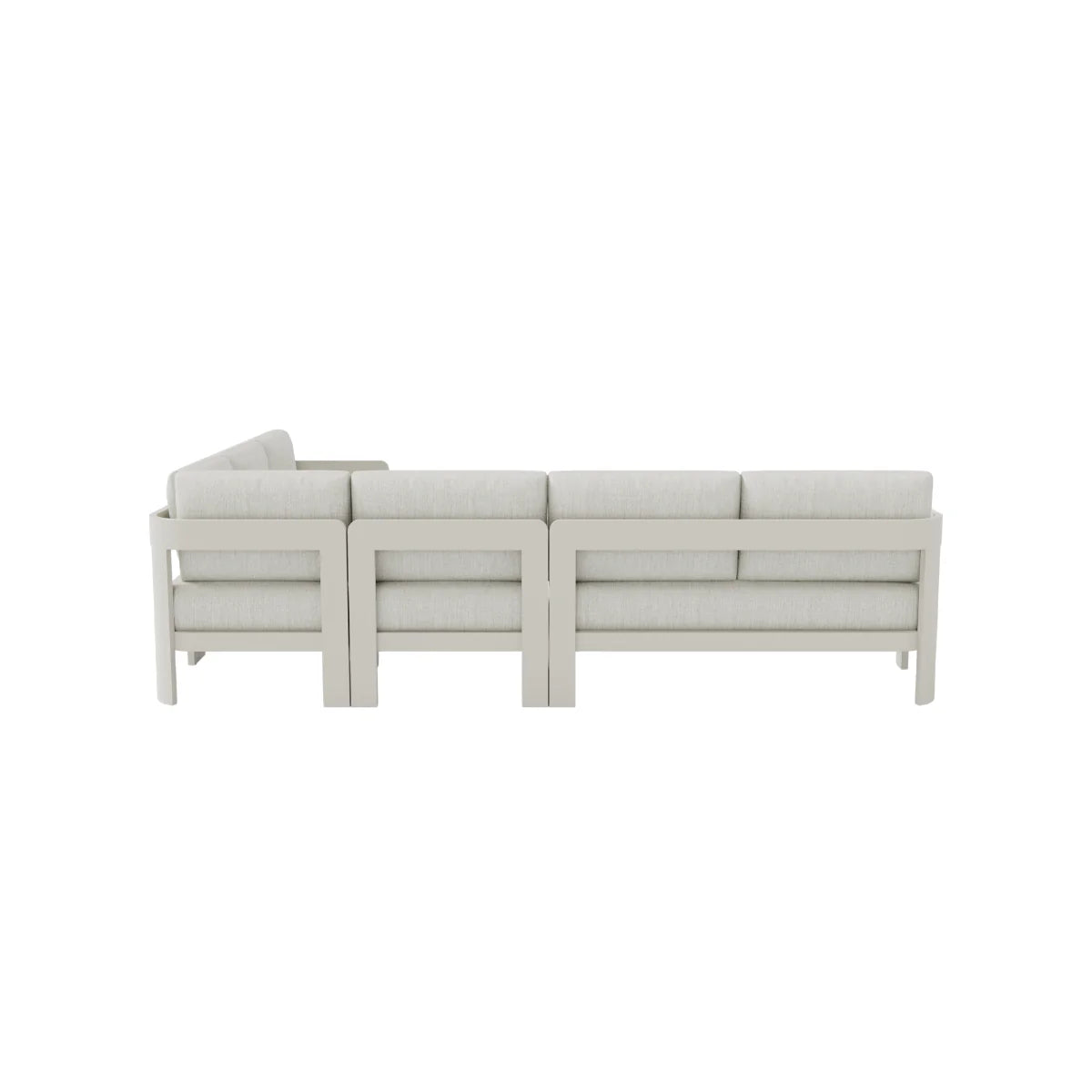 Furnish365 Sofia 8 seater outdoor modular corner sofa set in a modern garden setting