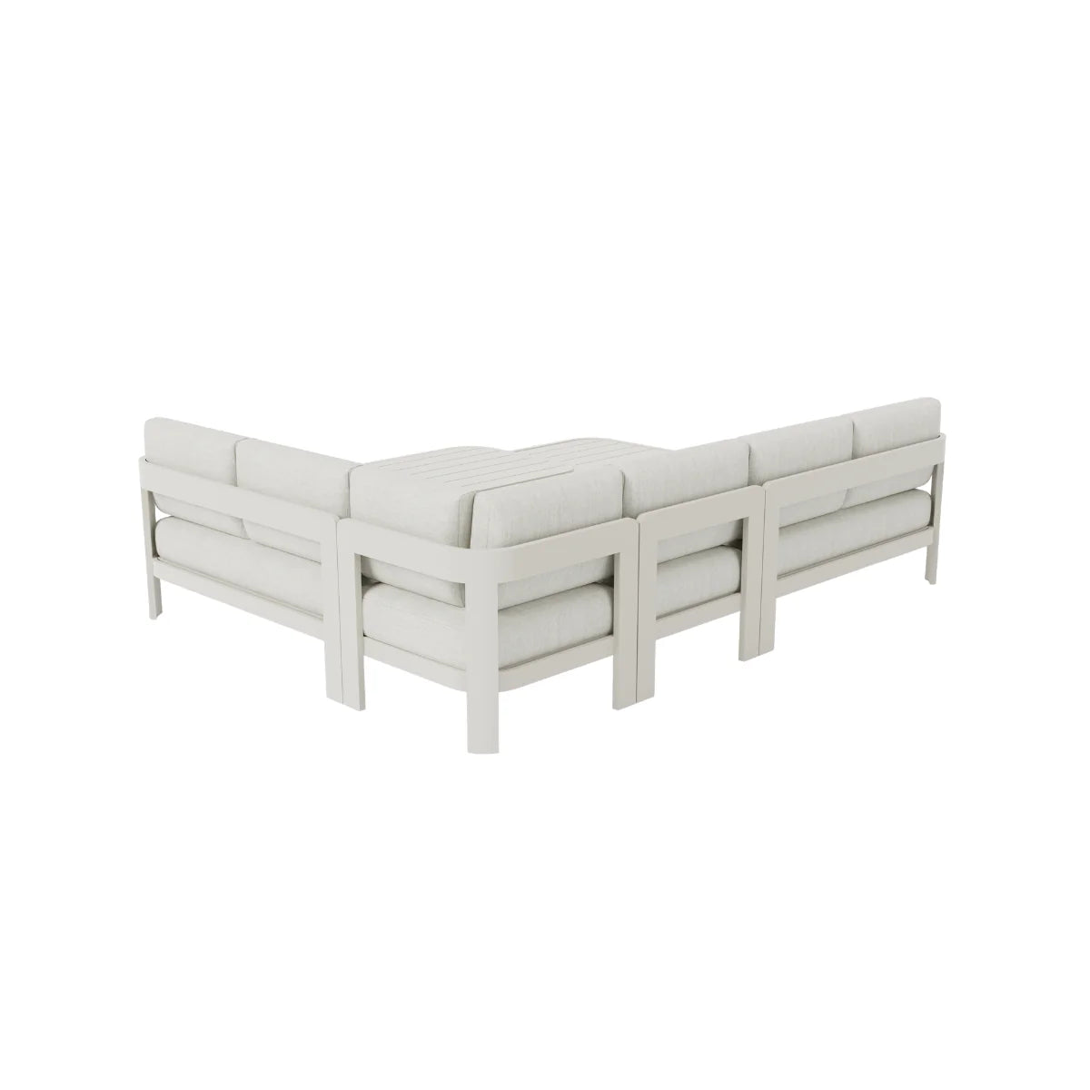 Furnish365 Sofia 8 seater outdoor modular corner sofa set in a modern garden setting