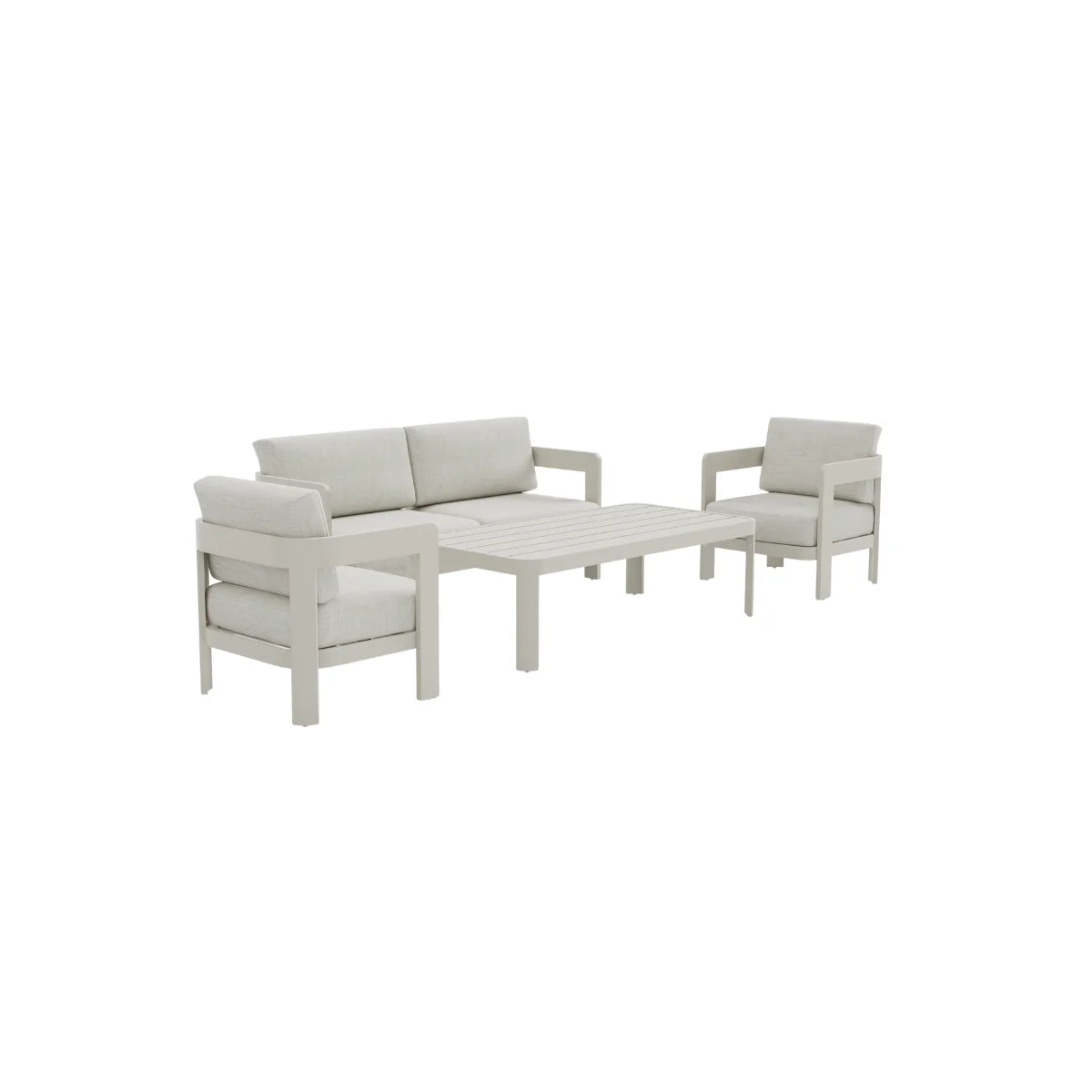 Furnish365 Sofia 4 seater outdoor lounge set in a modern garden setting