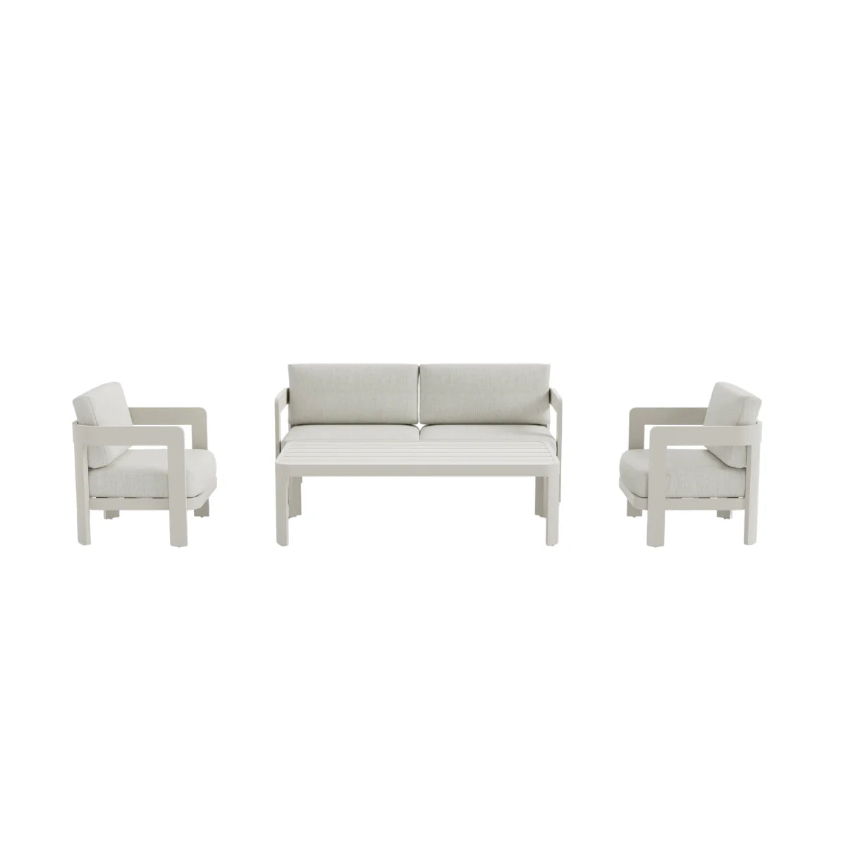 Furnish365 Sofia 4 seater outdoor lounge set in a modern garden setting