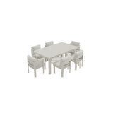 Furnish365 Sofia 6 seater outdoor dining set in a modern garden setting