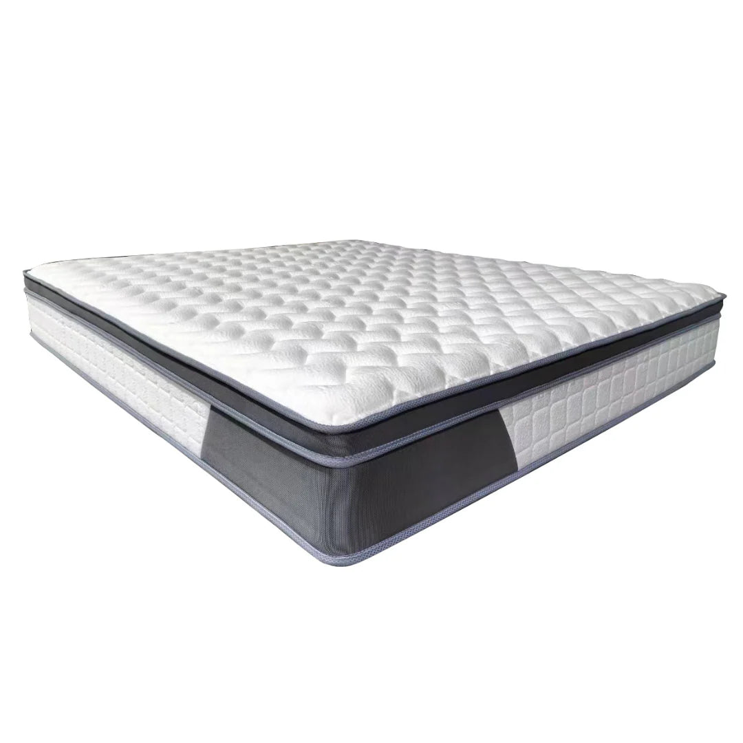 	Furnish365 Aluxo Oasis 2000 pocket spring mattress with memory foam in a modern bedroom setting