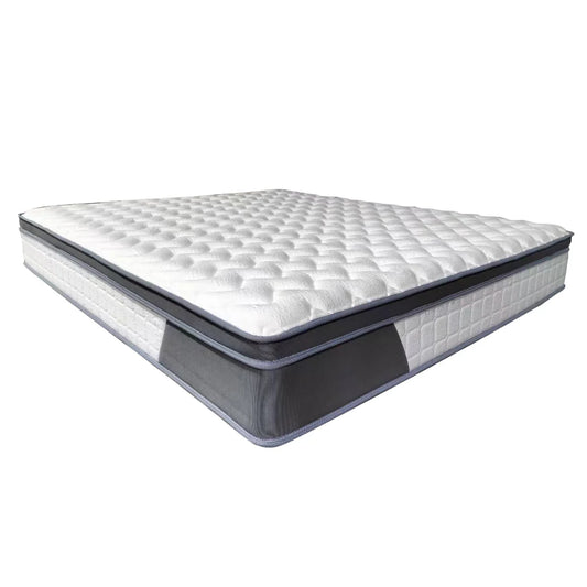 	Furnish365 Aluxo Oasis 2000 pocket spring mattress with memory foam in a modern bedroom setting