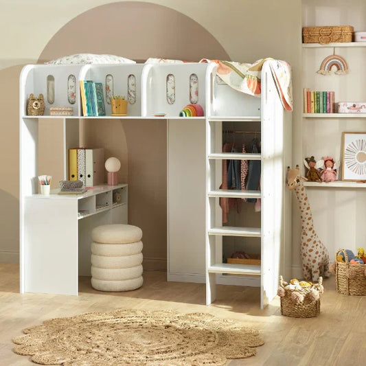 Vision High Sleeper Bed – Space-Saving Design with Study Area | Julian Bowen