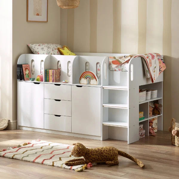 Vision High Sleeper Bed – Space-Saving Design with Study Area | Julian Bowen