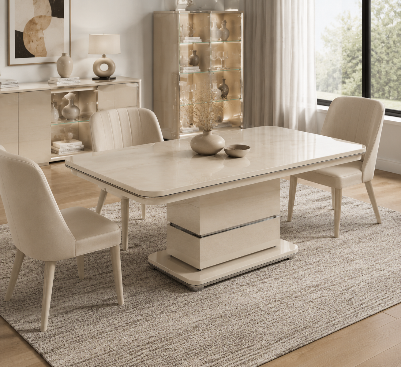 Modern coffee table – Italian design, spacious and sturdy for contemporary living rooms