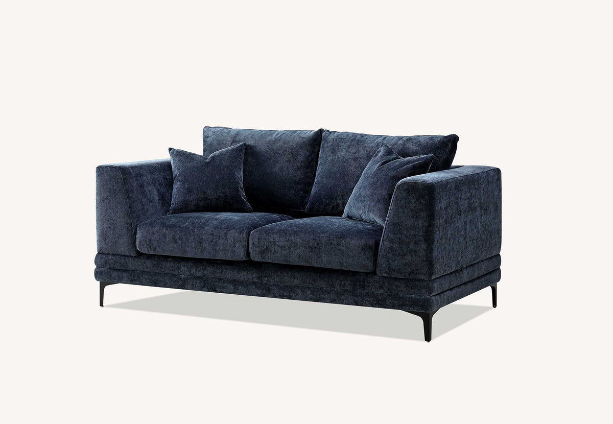 Furnish365 Lenox mid-century mermaid fabric sofa range in a modern living room setting
