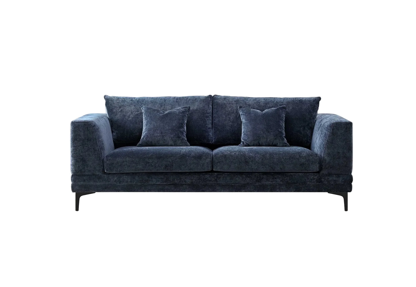 Furnish365 Lenox mid-century mermaid fabric sofa range in a modern living room setting