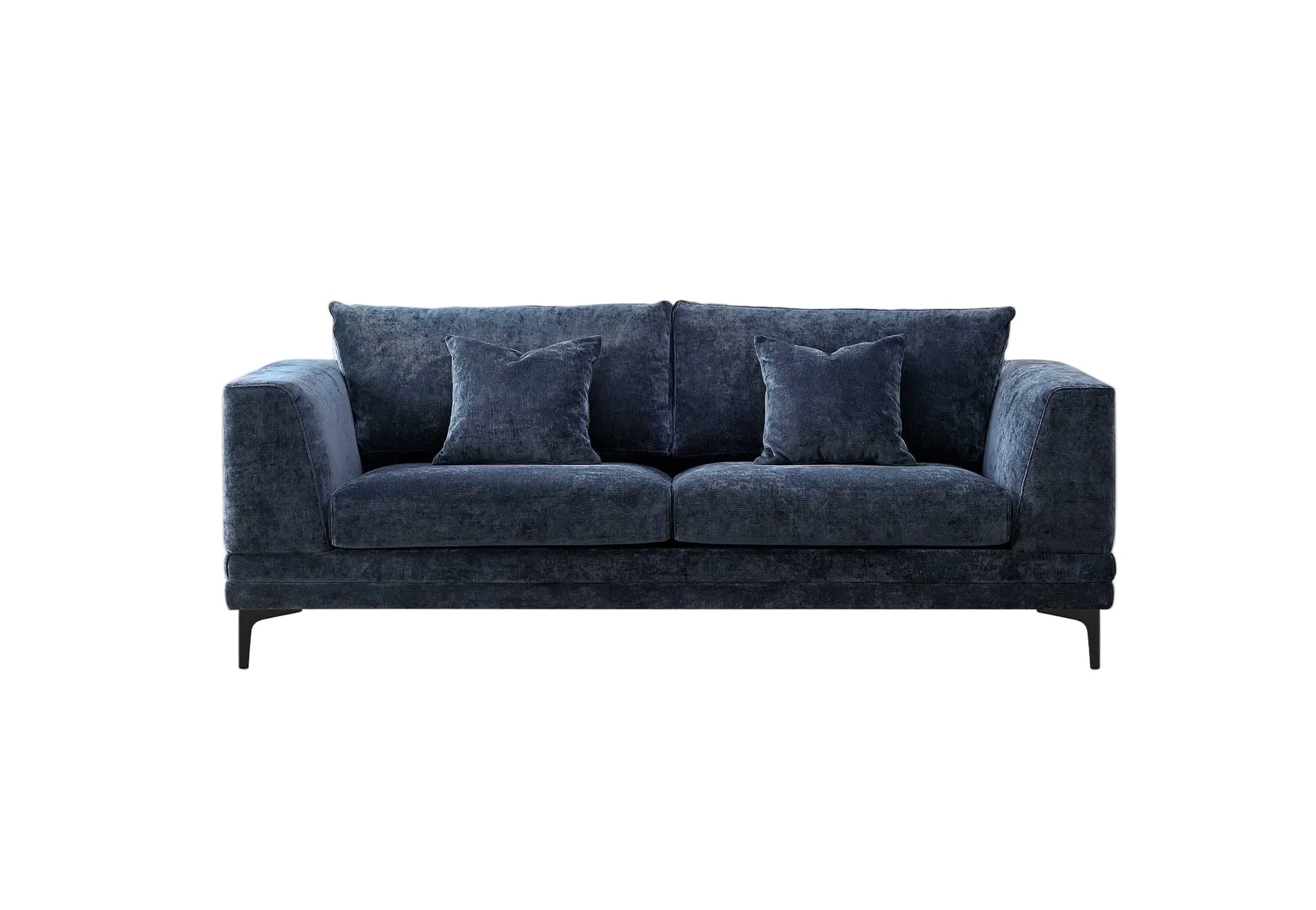 Furnish365 Lenox mid-century mermaid fabric sofa range in a modern living room setting