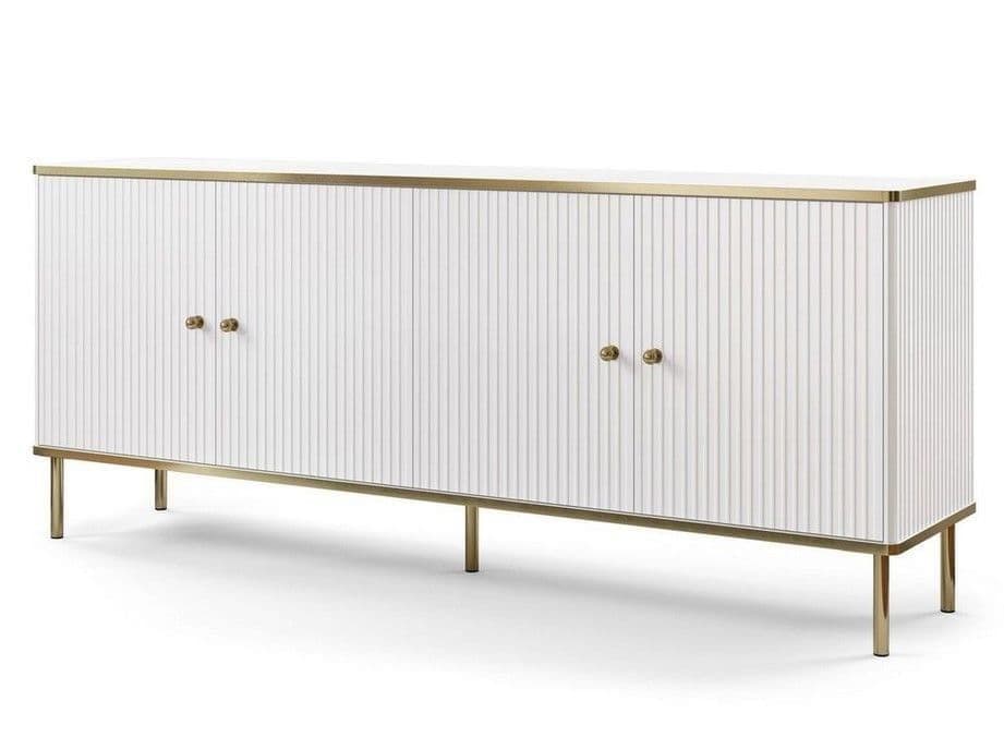 Amos Mann Furniture Maison sideboard with doors open showing the internal shelves