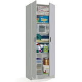 Amos Mann Furniture multi purpose white storage cupboard in a modern home setting