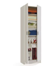 Amos Mann Furniture multi purpose white storage cupboard in a modern home setting